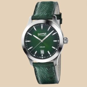 EBERHARD GRANDE TAILLE PELLE VERDE