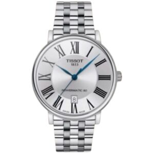 TISSOT POWERMATIC 80 QUADRANTE BIANCO NUMERI ROMANI