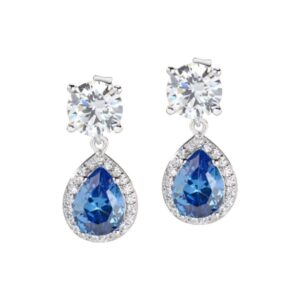 MORELLATO TESORI ORECCHINI ARGENTO GOCCE BLU