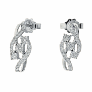 BLISS ORECCHINI TRILOGY TRASFERSALE CON DIAMANTI