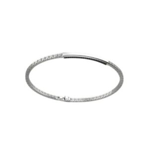 ZANCAN BRACCIALE ARGENTO, PISTRINA CON PIETRE NERE