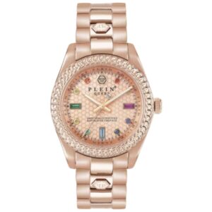 PHILIPP PLEIN OROLOGIO ROSÈ INDICI PIETRE MULTICOLOR