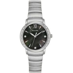 BULOVA OROLOGIO DONNA ACCIAIO E DIAMANTI