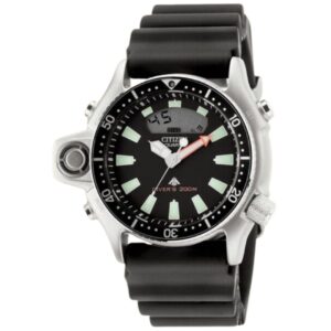 CITIZEN PROMASTER CAUCCIU NERO E CASSA IN ACCIAIO INOX