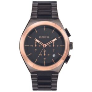 BREIL OROLOGIO CRONO COLOR CANNA DI FUCILE DETTAGLI ROSÈ