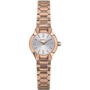 BREIL (NEW ONE) OROLOGIO ACCIAIO ROSÈ QUADRANTE BIANCO
