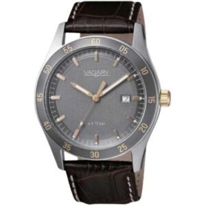 VAGARY by CITIZEN OROLOGIO PELLE MARRONE