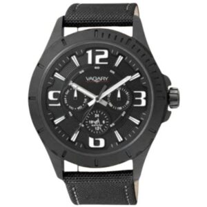 VAGARY by CITIZEN OROLOGIO PELLE NERO