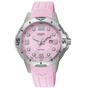 VAGARY OROLOGIO BIMBA CINTURINO ROSA IN GOMMA