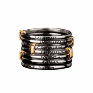 TUUM ANEL 7DONI925 BRUN+ORO GIALLO9KT-18