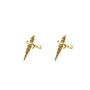 CESARE PACIOTTI ORECCHINI ARGENTO GOLD SPADINO