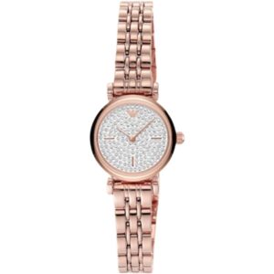 EMPORIO ARMANI OROLOGIO ROSÈ QUADRANTE STRASS