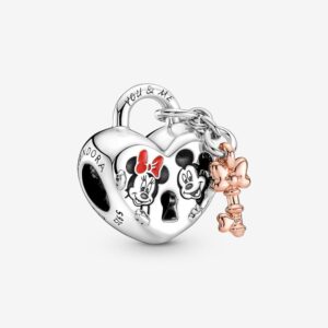 PANDORA CUORE LUCCHETTO MINNIE & TOPOLINO