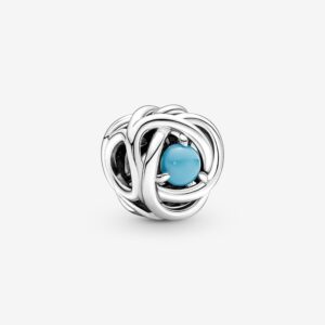 PANDORA CHARM CERCHIO ETERNO TURCHESE