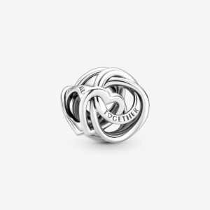 PANDORA CHARM CUORI INTREC INSIEME X SEM