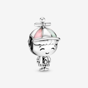 PANDORA BIMBO CON CAPPELLINO SMALTATO