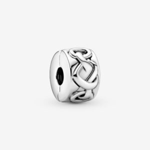 PANDORA CLIP CUORI ANNODATI