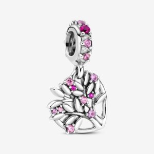 PANDORA ALBERO FAMIGLIA CUORE ROSSO NEW