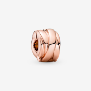 PANDORA CLIP ROSÈ NASTRI LUCCICANTI