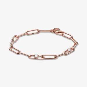 Bracciale Pandora a Catena con Pietre