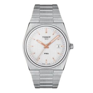 TISSOT OROLOGIO PRX QUADRANTE BIANCO