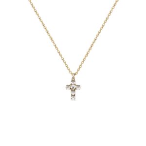 CHIARA FERRAGNI CL GOLD CROCE PIET.SMALL
