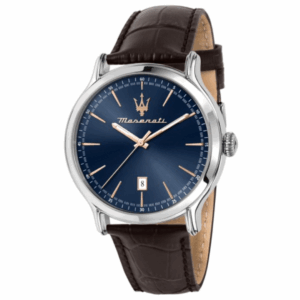 MASERATI OROLOGIO PELLE QUADRANTE BLU