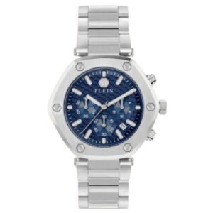 PHILIPP PLEIN OROLOGIO ACCIAIO QUADRANTE ESAGONALE BLU