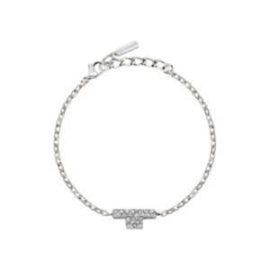 TRUSSARDI BRACCIALE ACCIAIO T ZIRCONI