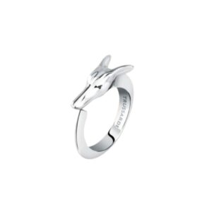 TRUSSARDI ANELLO ACCIAIO DOG