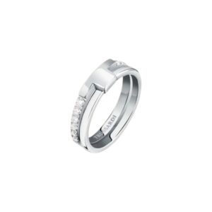 TRUSSARDI ANELLO FASCIA ACCIAIO MIS.16