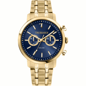 TRUSSARDI CRONO ACCIAIO GOLD QUADRANTE BLU
