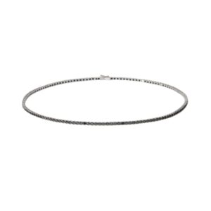 COMETE COLLANA TENNIS PIETRE NERE