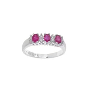 COMETE ANELLO TRILOGY KATE CON ZAFFIRI E DIAMANTI
