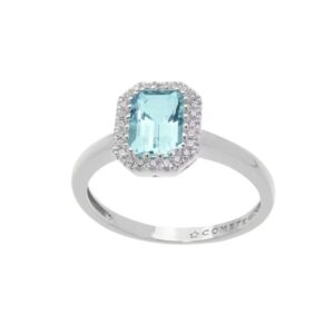 COMETE AN ACQUAMARINA CT0.9 CT10 GSI