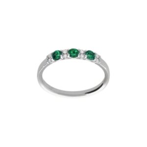 LEO PIZZO ANELLO TRILOGY SMERALDI