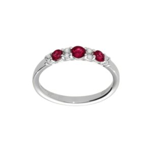 LEO PIZZO ANELLO TRILOGY DI RUBINI