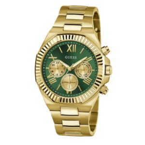 GUESS OROLOGIO TOTAL GOLD QUADRANTE VERDE