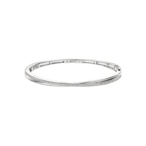 TI SENTO BRACCIALE RIGIDO PIETRE BIANCHE