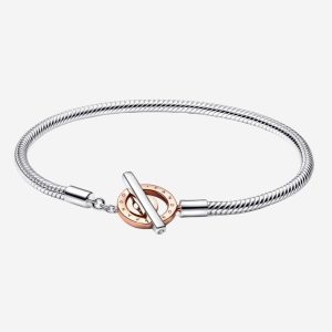 BRACCIALE CON CHIUSURA T E CERCHI