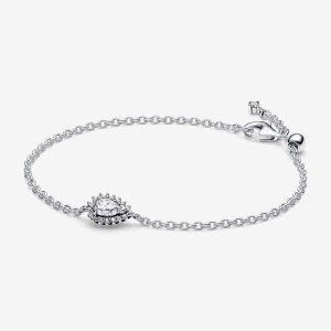 PANDORA BRACCIALE CATENA CON GOCCIA