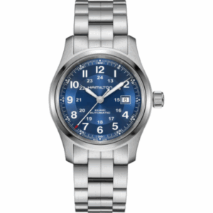 HAMILTON KHAKI FIELD AUTO 42 MM Q.BLU